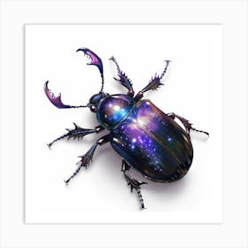 Beetle In Space Art Print