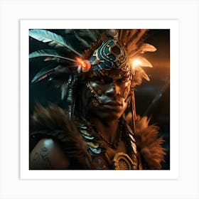 Indian Warrior Art Print