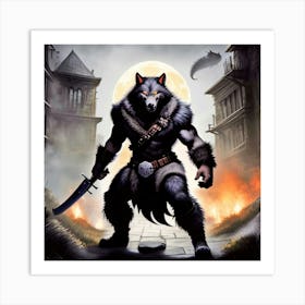 Werewolf 18 Art Print