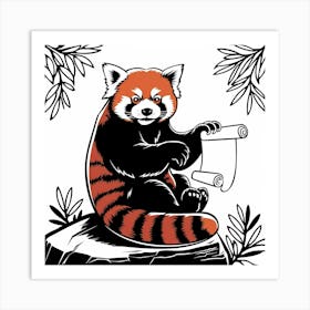 Red Panda 1 Art Print