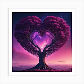 Heart Tree Art Print