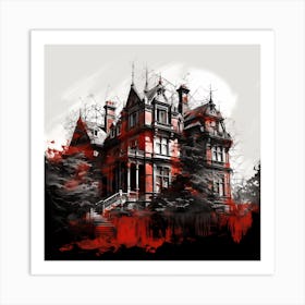 Haunted House 4 Art Print