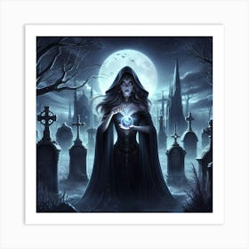 Gothic Witch Art Print