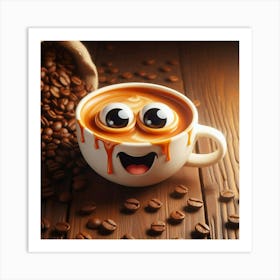 A cup of coffee 7 Art Print