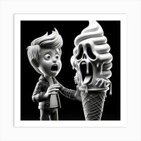 Ice Cream Man 1 Art Print