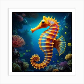 Seahorse 6 Art Print