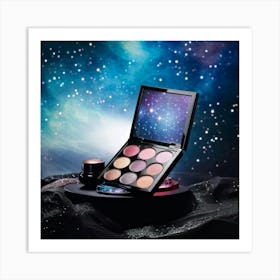 A Celestial Infused Makeup Palette Boasting Interstellar Radiance And Twinkling Shimmer Encapsulat (5) Art Print