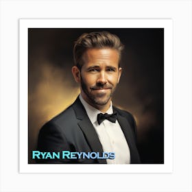 Ryan Reynolds 3 Art Print