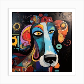 Dog Painting 3 Art Print