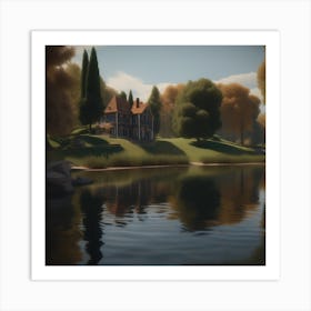 House By The Lake 6 Art Print