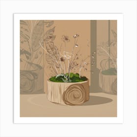 Potted Plants 2 Art Print