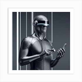 Android Man Art Print