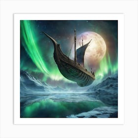 Ship In The Sky Art Print