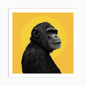 Chimpanzee 3 Art Print