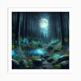 Fairy Forest 1 Art Print