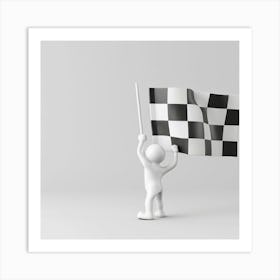 Checkered Flag 3 Art Print