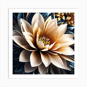 Lotus Flower 1 Art Print