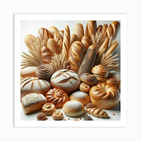 Bread Art Print