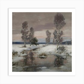 Winter Landscape Art Print