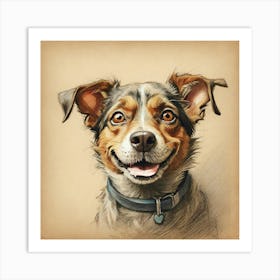 Dog Portrait 3 Art Print