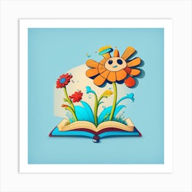 Book Illustration Art Print