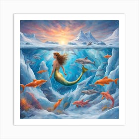 Mermaid 3 Art Print