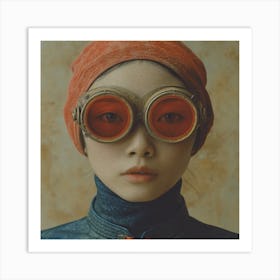 Portrait Of An Asian Woman Art Print