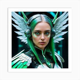 Green Angel Art Print