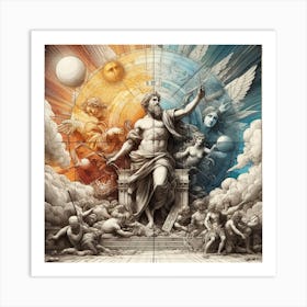 Roman art Art Print