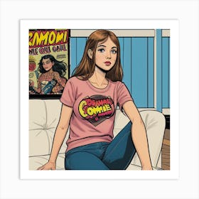Wonder Woman Comic Art Print