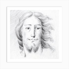 Christ Sketch, Jean Bernard Art Print
