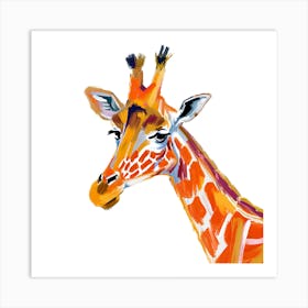 Giraffe 09 1 Art Print