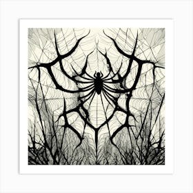 Spider Web Art Print