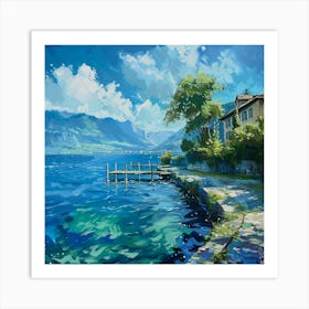 Lake Switzerland Art Print