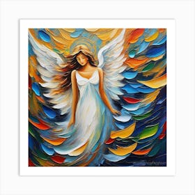 Angel Painting Art Print