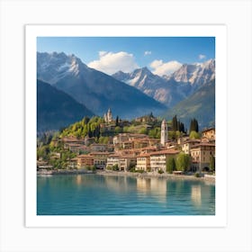 Lake Como, Italy Art Print
