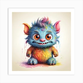 Cute Troll Art Print