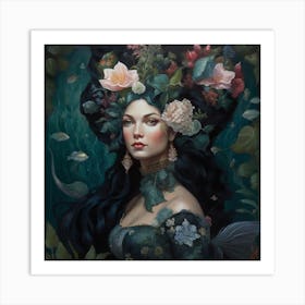 Mermaid 9 Art Print