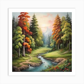 Autumn Forest 2 Art Print