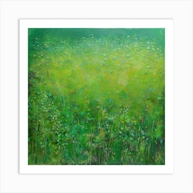 Green meadow Art Print