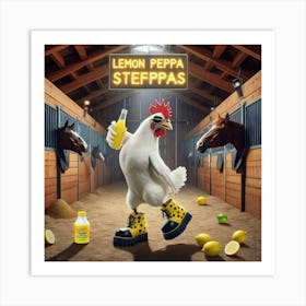 Lemon Peppera Steppas Art Print