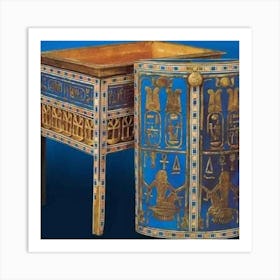 Egyptian Chest Art Print