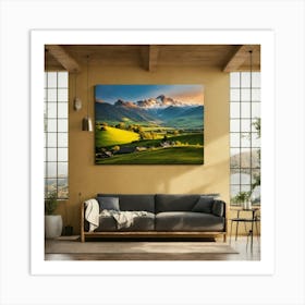 Switzerland Landscape 12 Art Print