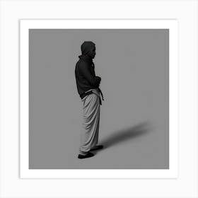 Somali men praying  Art Print