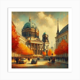 Berlin Autumn Art Print