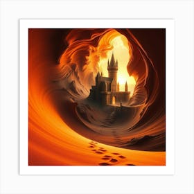 A Sand Castle Masterpiece Art Print