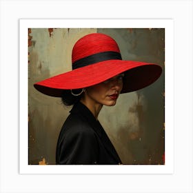 Red Hat Art Print