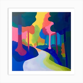 Abstract Park Collection Forest Park St Louis 2 Art Print