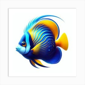 Angelfish Art Print