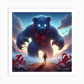 Bear In The Forest Art Print